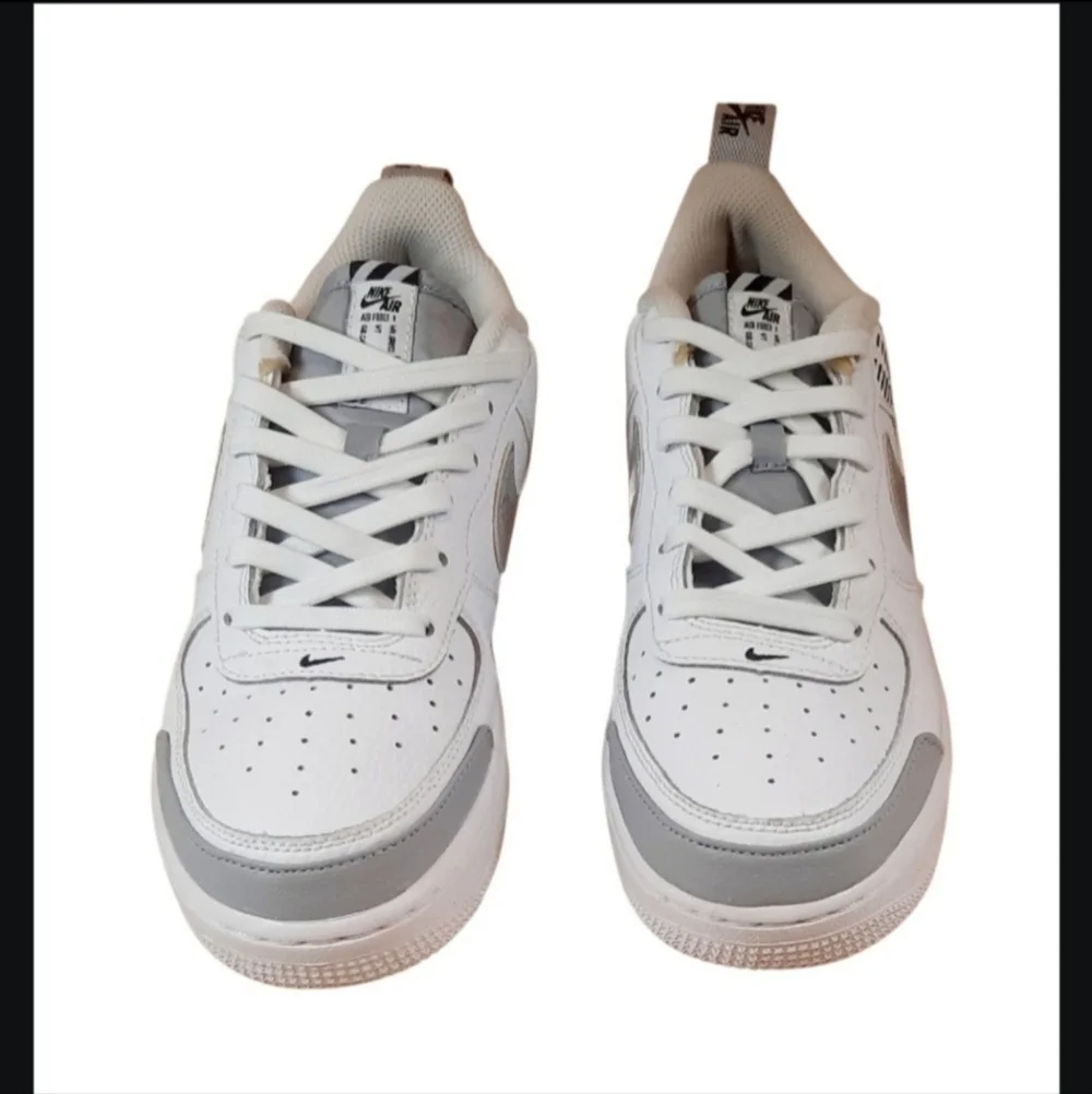 Nike Air Force 1 Low LV8 'White /Wolf Grey (GS)